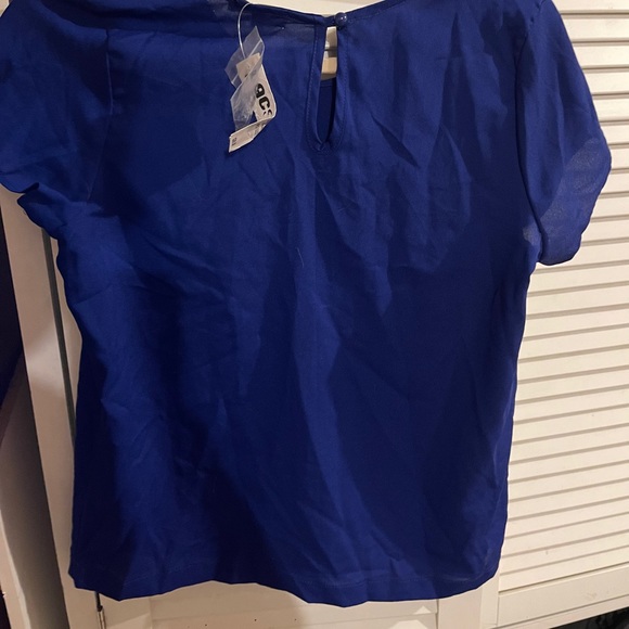 Chiffon Beaded Peter Pan Shirt - Picture 3 of 5